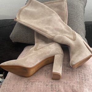 Millionaires cleaning closet LEATHER 🫨Genuine leather suede tall boot